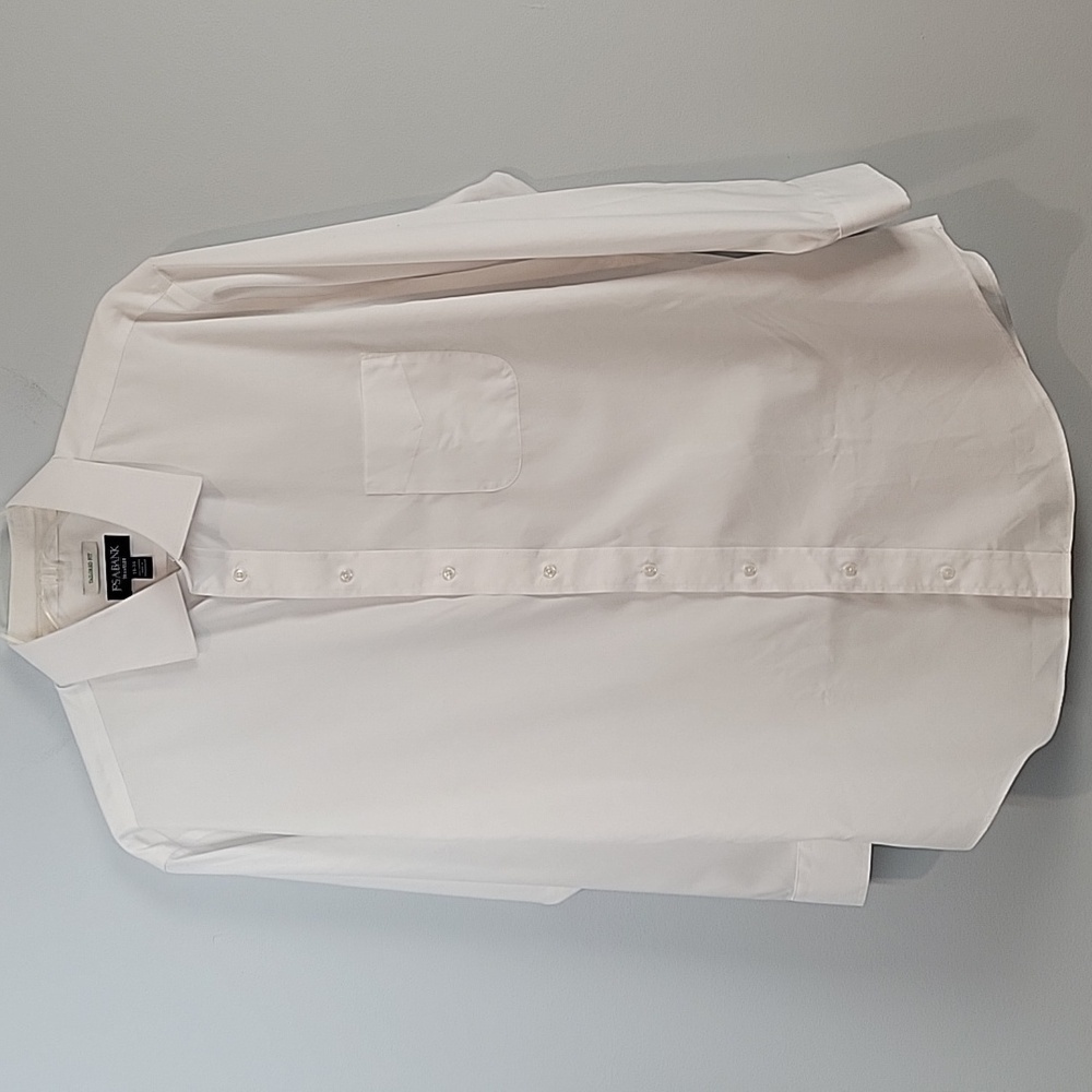 JOS. A. Bank traveler white button down tailored fit mens dress shirt 18-34